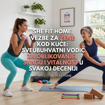 Vodič za vežbe za žene kod kuće i kućni trening za oblikovanje i snagu - She Fit Home